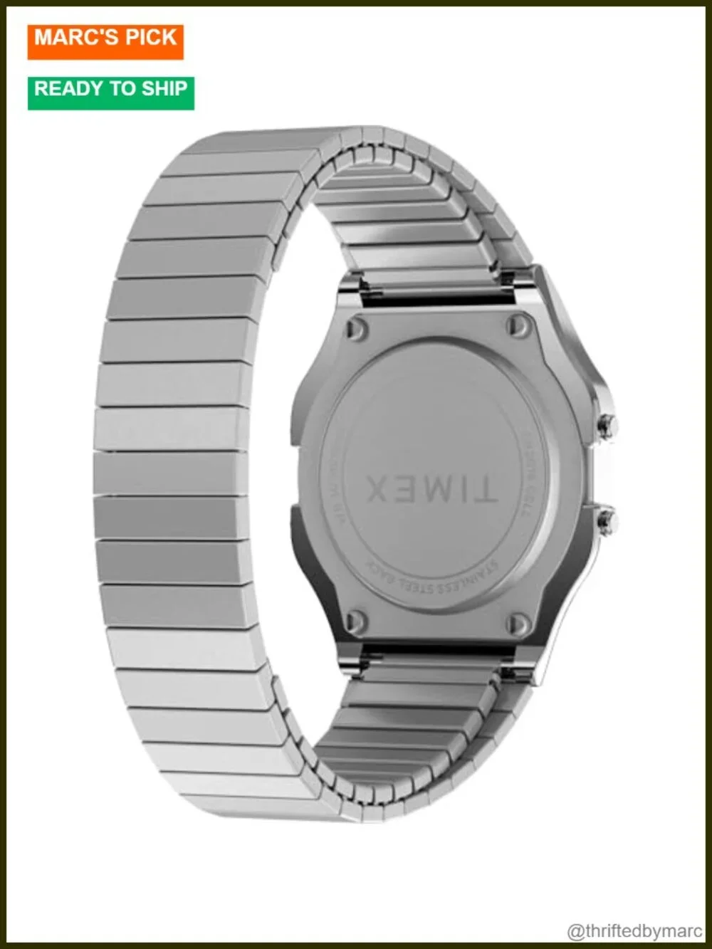 Men's Classic Digital 34mm Watch with Chronograph and INDIGLO